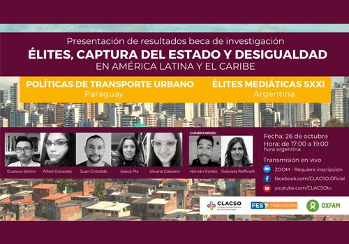 Conversatorio virtual: Élites, captura del Estado y desigualdad en América Latina y el Caribe
