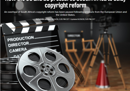 How the US and the EU pressured South Africa to delay copyright reform
