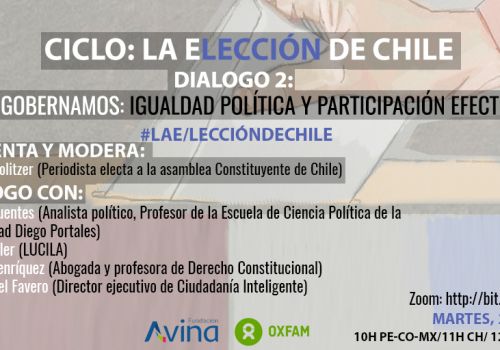 CICLO DE DIÁLOGOS: LA E-LECCIÓN DE CHILE